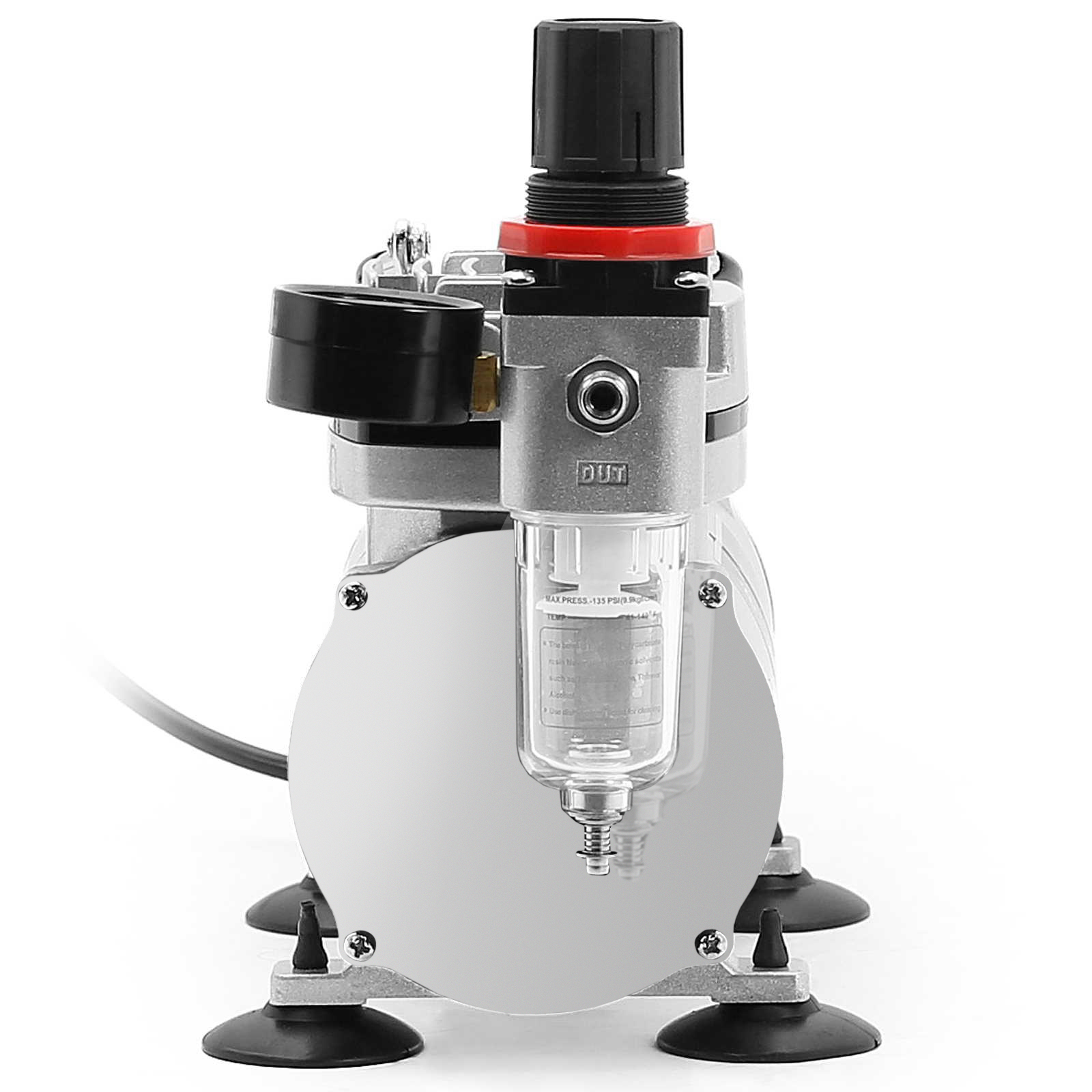 PointZero 1/5 HP Airbrush Compressor Air Pump with Regulator, Gauge, Water Trap 609728824358 eBay