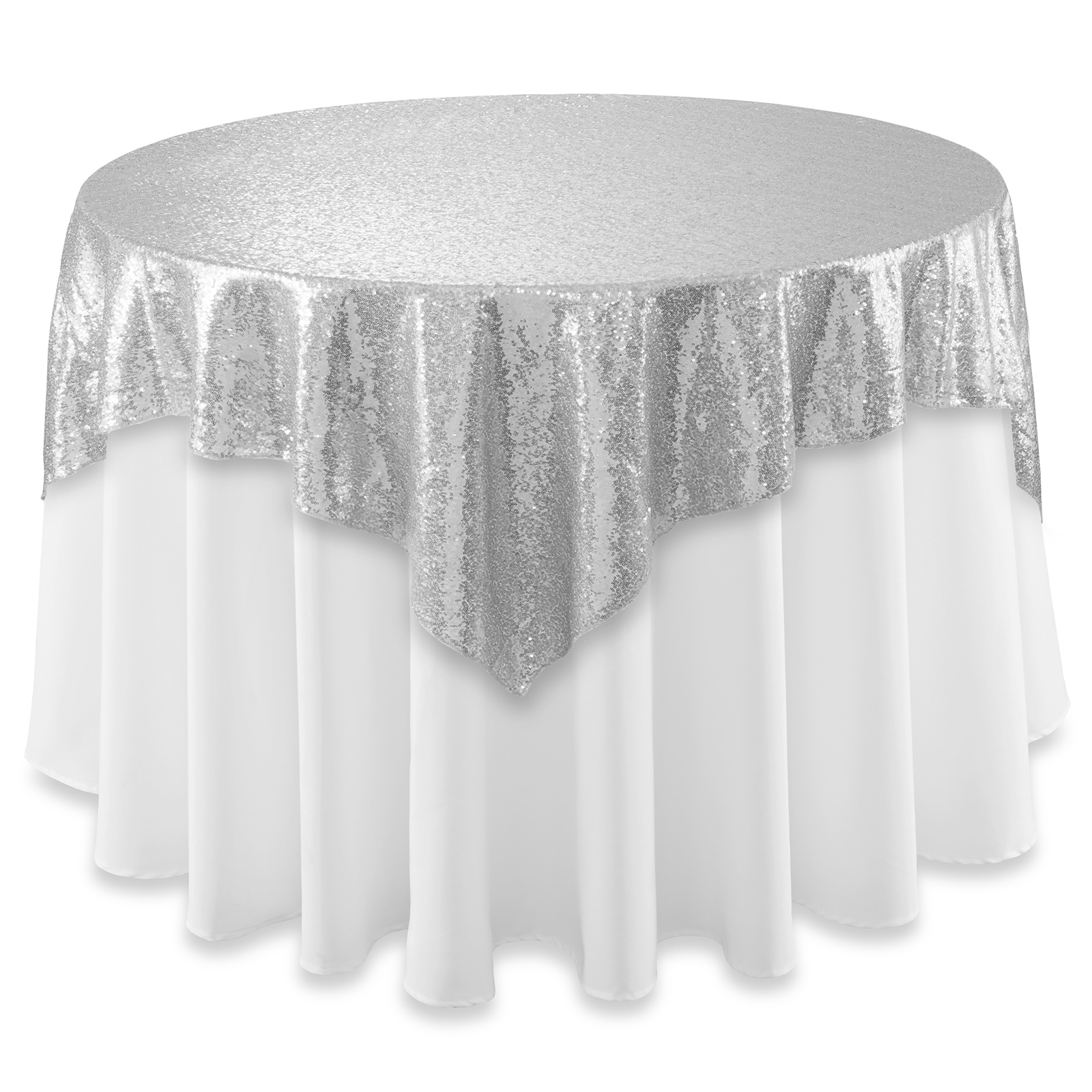 Sequin Sparkly Table Covers Wedding Party Linens Tablecloths, Runners