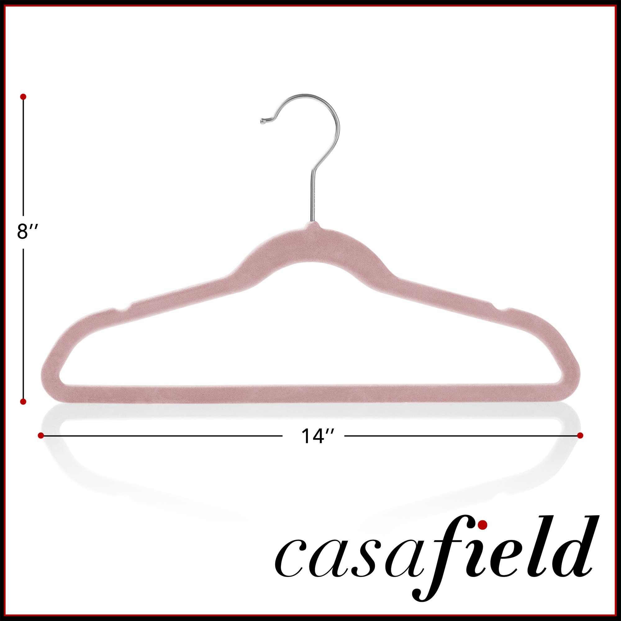 50 Velvet 14" Wide Kids Hangers for Children's Clothes Dresses Pants Shirts - Picture 34 of 71