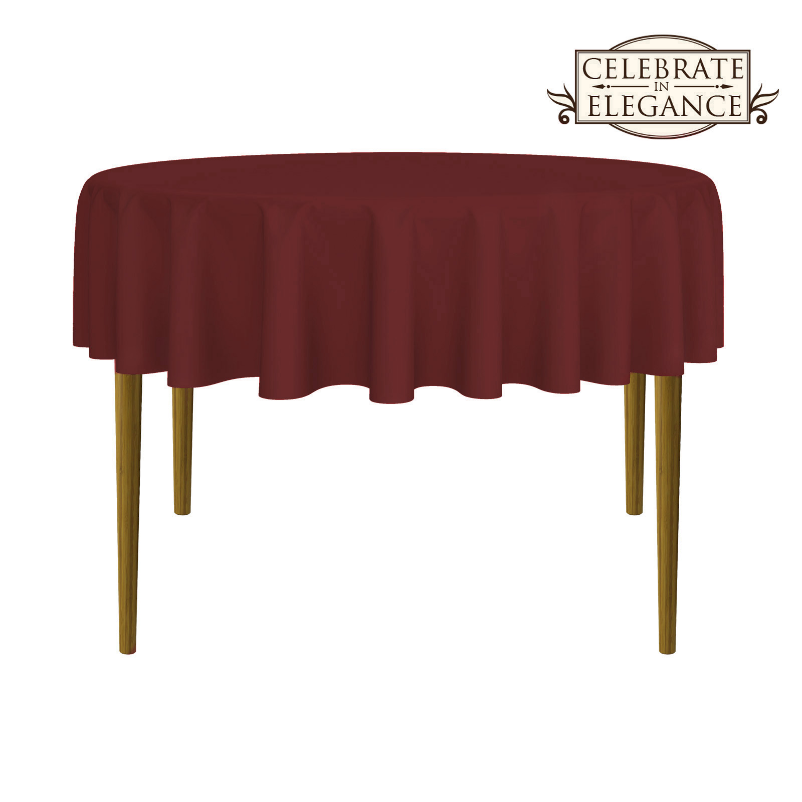 Round Wedding Banquet Polyester Fabric Tablecloth | eBay