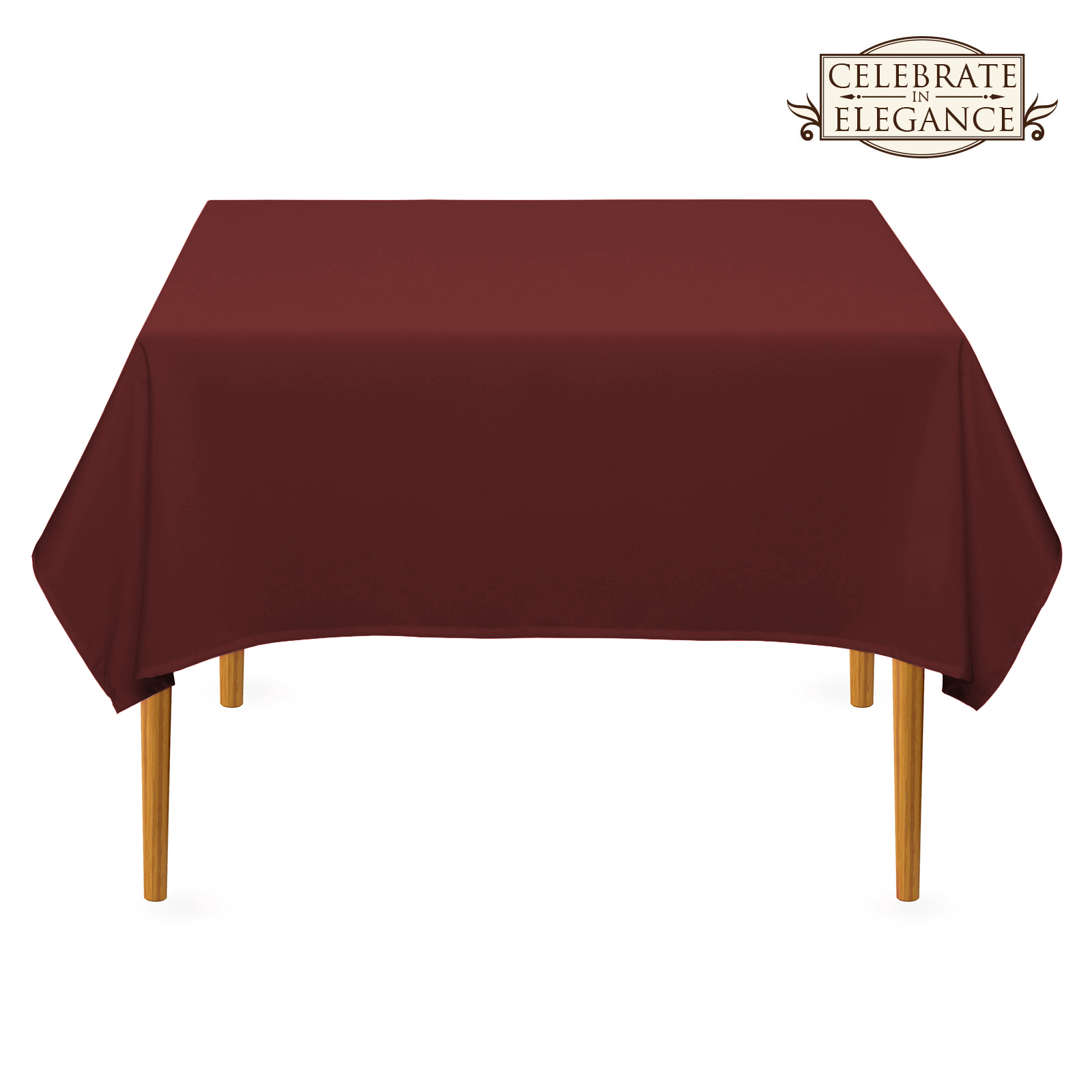 Square Wedding Banquet Polyester Fabric Tablecloth (Many Colors) | eBay